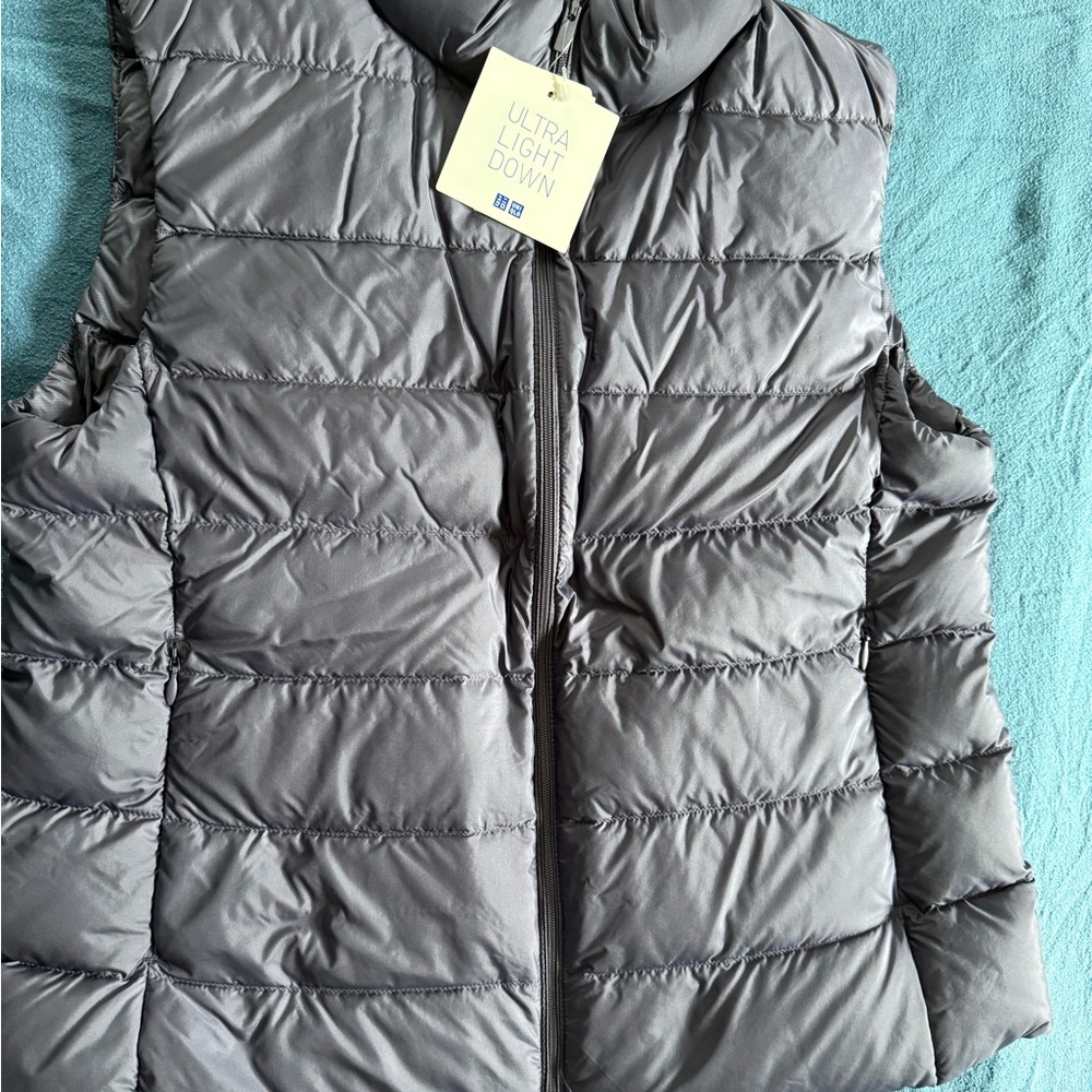 Uniqlo Blue Ultra Light Down Vest